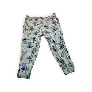 Disney Women’s Fleece Joggers “Stitch” Pajama soft material 100% Polyester 2X